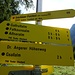 Wegweiser nördlich der Verpeilalm