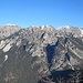 Berge der Pragser Dolomiten im Zoom
