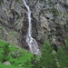 Wasserfall im Abstieg vom Fluesee.