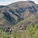 La vista sulla bastionata del Monte Pizzella.