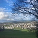 feine Aussicht (vor 60 Jahren stand noch kein Haus in der Ebene der Ron) ...