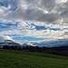 ... Richtung Oberäbnitweid - mit wetterdynamischen Ausblick in die Zentralschweizer Gipfelwelt