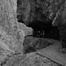 Lasciato l'altipiano del Rims e scesi ai vasti pascoli dell'Alp Sursaas, entriamo nella spettacolare Gola d'Uina, che si percorre lungo un sentiero interamente scavato nella roccia