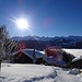 ... welches sich hübsch eingeschneit und sonnig präsentiert