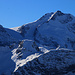 Piz Lagalb (2959,0m): Gipfelaussicht zum Dreifachgipfel Piz Bernina (4048,6m), La Spedla / Spalla (4020m) und Piz Alv / Pizzo Bianco (3995m). Links ist der Turm Crast' Agüzza (3854m).<br /><br />Tourenbericht Piz Bernina und Spalla im Jahr 2007: [https://www.hikr.org/tour/post3824.html]