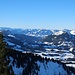 Zoom über Oberjoch bis zum Säntis.