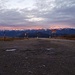 Alba sulle Alpi dal parcheggio Garda