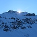 Weiter oben im Schatten erlebe ich den 2. Sonnenaufgang des Tages!