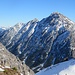 Fundelkopf und nördliche Gipfel am Grat im Zoom