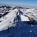 Blick zurück auf den Aufstiegsgrat