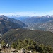 Blick das Valle Vigezzo entlang nach Westen.