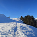 Schneeschuhe brauchte es heute auch keine