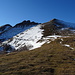 Monte Generoso e Sasso Bianco con versante di discesa.
