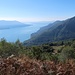 Blick den Lago Maggiore entlang nach Südwesten.