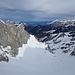 Blick in die Abfahrt zurück ins Wildgrimmi