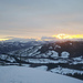 Sonnenaufgang auf der Schwammegg