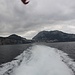  A malincuore un cielo cupo ci saluta mentre lasciamo Capri