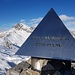 Gipfelpyramide des Piz de Molinera mit Pizzo di Claro im Hintergrund.