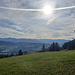 Schöne Aussicht nach Süden zu den Gipfeln des Bregenzerwaldes