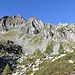 le pareti che scendono dalla cresta NE del Pizzo Diei