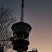 Der Sendeturm vom Bantiger. Rechts die Treppe zur Plattform(45m).