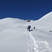 ... und wir stampften weiter bis auf ca 2600 m um dann nach einer  Rast die Tour abzubrechen