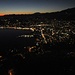 scendendo verso Aldesago : Lugano by Night