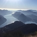 Monte Boglia : panoramica sul Lago di Lugano