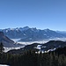 Blick über Sargans zur Falknis