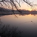 Il lago all'alba