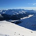 Blick vom Piz Belvair zur Berninagruppe