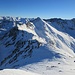 Blick hinüber zum Arpschella, für dessen anschließende Besteigung dieser Januartag zu kurz ist
