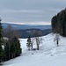 Im Abstieg gegen Wasserberg mit Blick zur Roten Flue.


