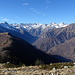 Dalla cima del Pizzo Castello: valle Antrona.