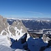 Blick beim Abstieg in die Scharte über das Gailtal