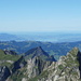 Blick über den Westlichen Alpstein auf den Oberen Zürichsee