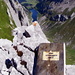 Tiefblick vom Gipfel des (Fälen-)Schafbergturms. Lt. Gipfelbuch ein einsamer Gipfel