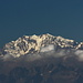 Il magnifico massiccio del Monte Rosa, in primo piano quasi invisibile appare la catena del Pizzo dell'Alpe Gelato.