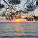 Sonnenuntergang am Strand bei Makarska