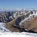 Panorama Cima Pianchette 2158 mt verso le Alpi.