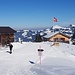 Bergbeizli Adlerhorst, erreichbar über einen schönen Winterwanderweg, auch Schlittelpiste