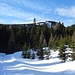 Zunächst geht es vom Schmelz über verschneite Waldwege zur Sabathyhütte...