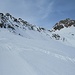 Blick vom oberen Ende des Skigebietes