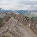Panorama Lechtaler Alpen nach Südwesten,von Gristalerspitze ausgesehen.