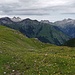 Allgäuer  Alpen  von  Hahnleskopf ausgesehen.