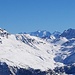 Berninagruppe in Bildmitte