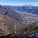 Cimetta punto panoramico : vista sul Piano di Magadino