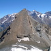 Die interessante Gipfelflanke des Mettelhorns