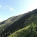 Hier queren  wir nach  links  zum Hahnleskopf,2210m,der  Weg ist  gut markiert.