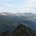 Allgäuer Alpen haben noch ein bisschen blaue Himmel...